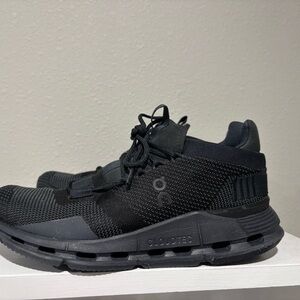 On Cloud-Cloud Nova Black Athletic Shoes